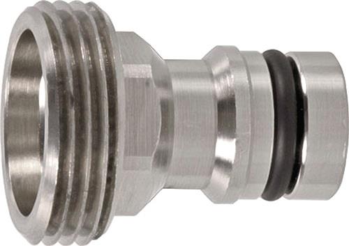 Gerätestecker GEKA plus-Stecksystem Messing vernickelt Außengewinde 3/4 ? SB GEKA 1 Stück