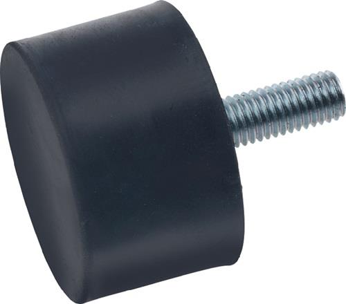 Anschlagpuffür GN 352 d1 40 mmd2 M 8 h 30mm mSchrl 23mm GANTER 1 Stück