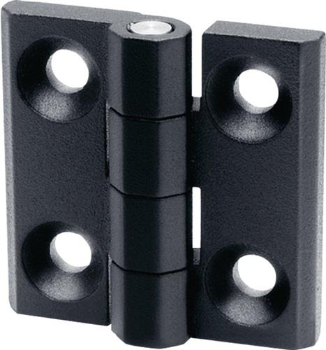 Scharnier GN 237 H40mm B40mm S2mm Zink-Druckguss mBohrungen fSenkschrauben 2 Stück