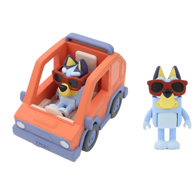 BLUEY Fahrzeug mit Figur sort