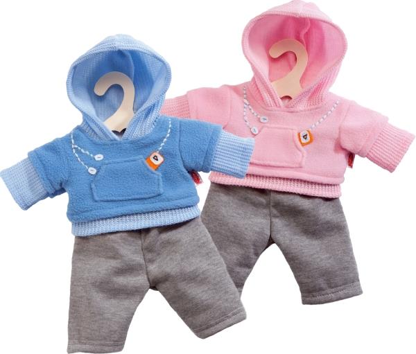 Pu-Jogginganzug Gr35-45cm sort