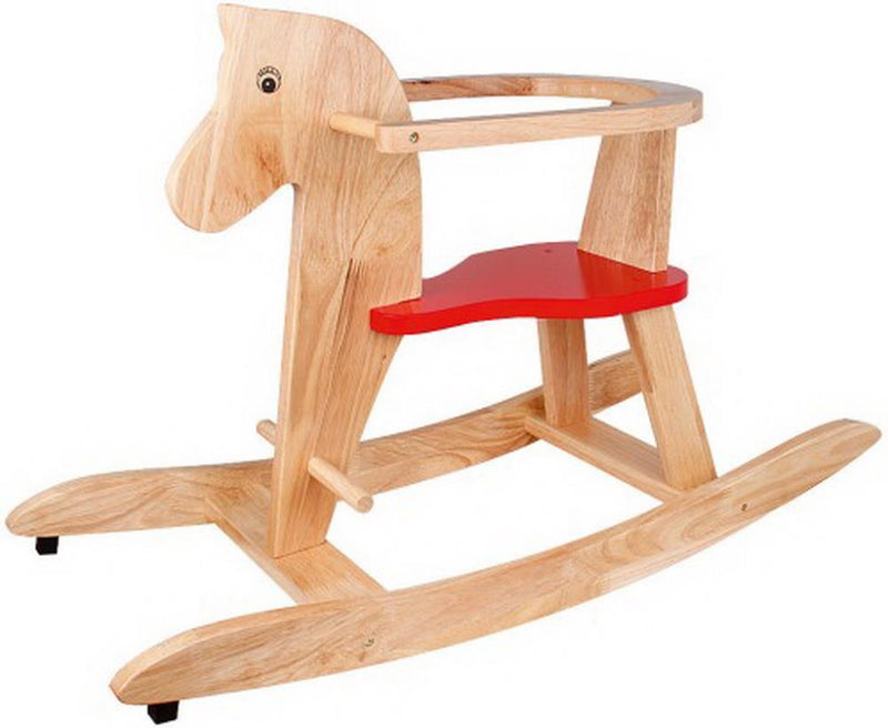 Holzschaukelpferd rotSitzhöhe ca 26cm 1 Stück