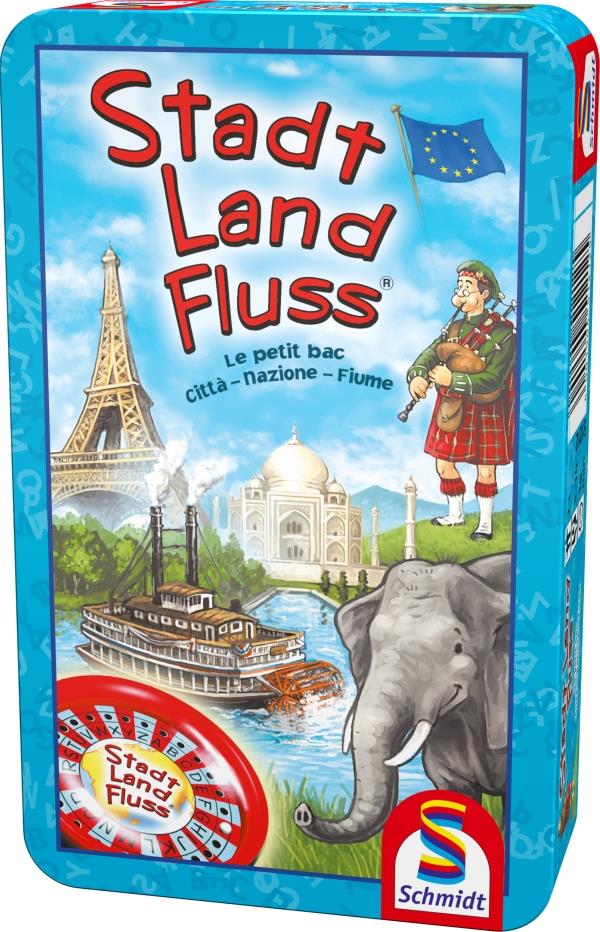 Stadt Land Fluss BMM Metalldose