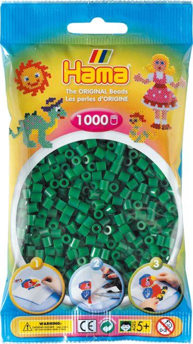 HAMA Perlen grün 1000 Stück - VPE: 5