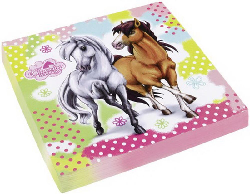 Servietten Charming Horses 1Pack mit 20 Servietten