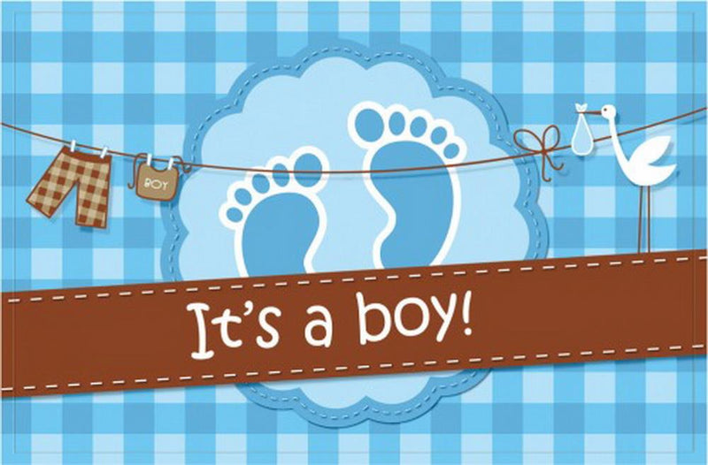 Fußmatte Gallerymatte It's a boy blau 1 Stück