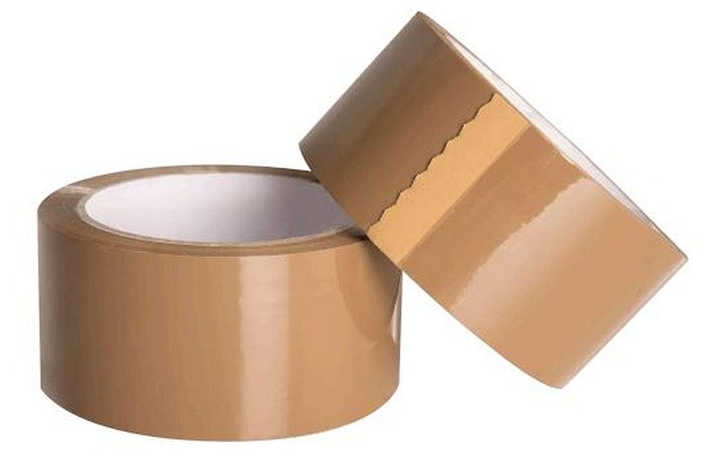 Packband PP31 braun 50 mm / 66 m Acrylatkleber 6er Pack - VPE: 6