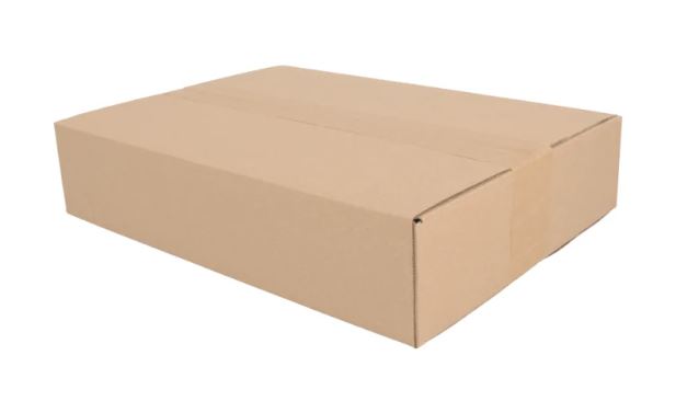 Faltkarton 12 B-Welle (1-wellig) Außenmaß 353 x 250 x 80 mm 1 Stück