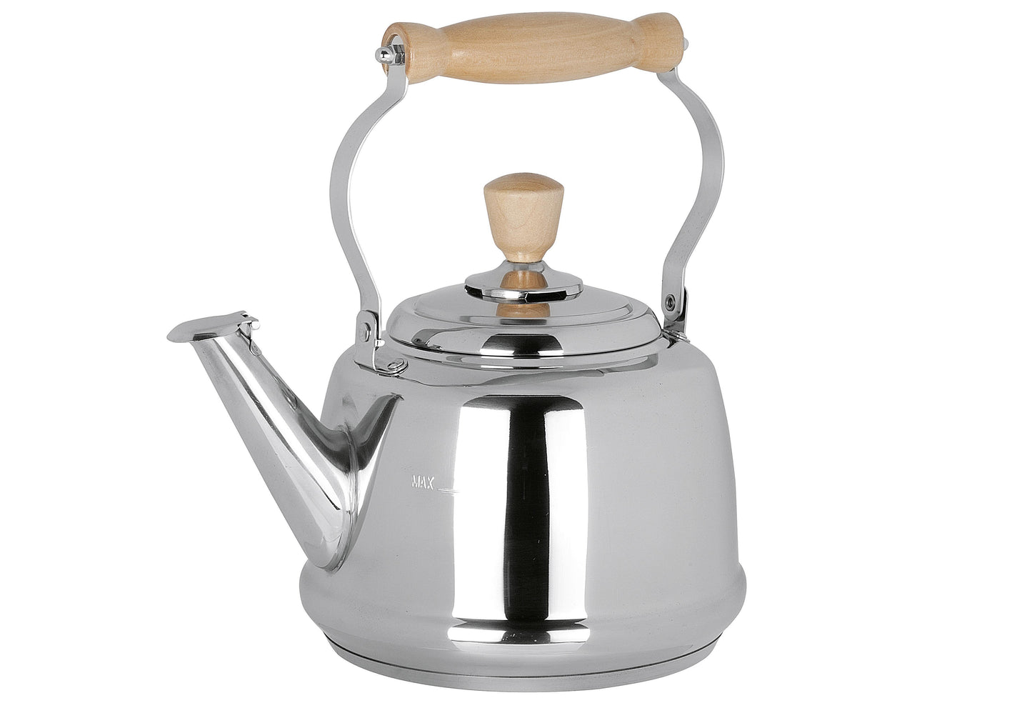 cilio tisch-accessoires Wasserkessel Tradition Edelstahl/Holz 17 Liter