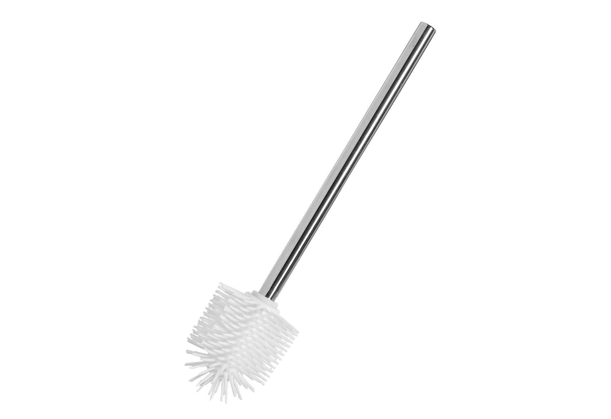 WENKO WC-Bürste Edelstahl/Silikonkopf 75cm weiß Ersatzbürste