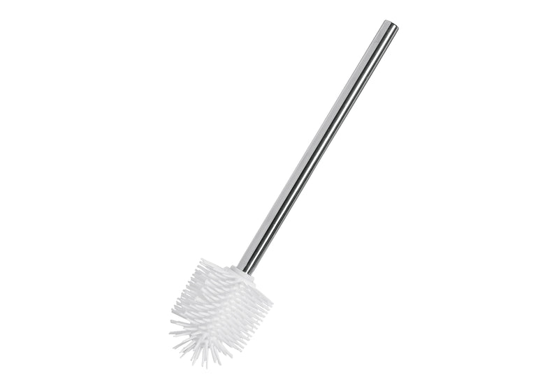 WENKO WC-Bürste Edelstahl/Silikonkopf 75cm weiß Ersatzbürste