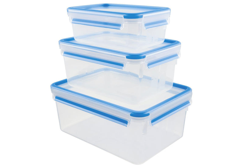 EMSA Frischhaltedosenset Clip & Close 10l/23l/37l 3teilig blau