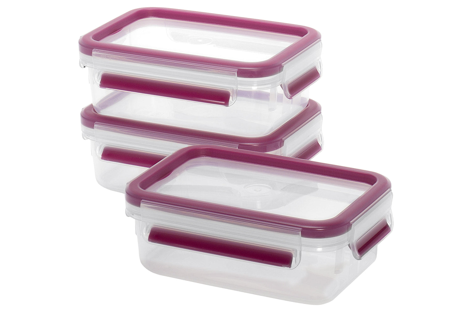 EMSA Frischhaltedose Clip & Close 055l 3er Set himbeer