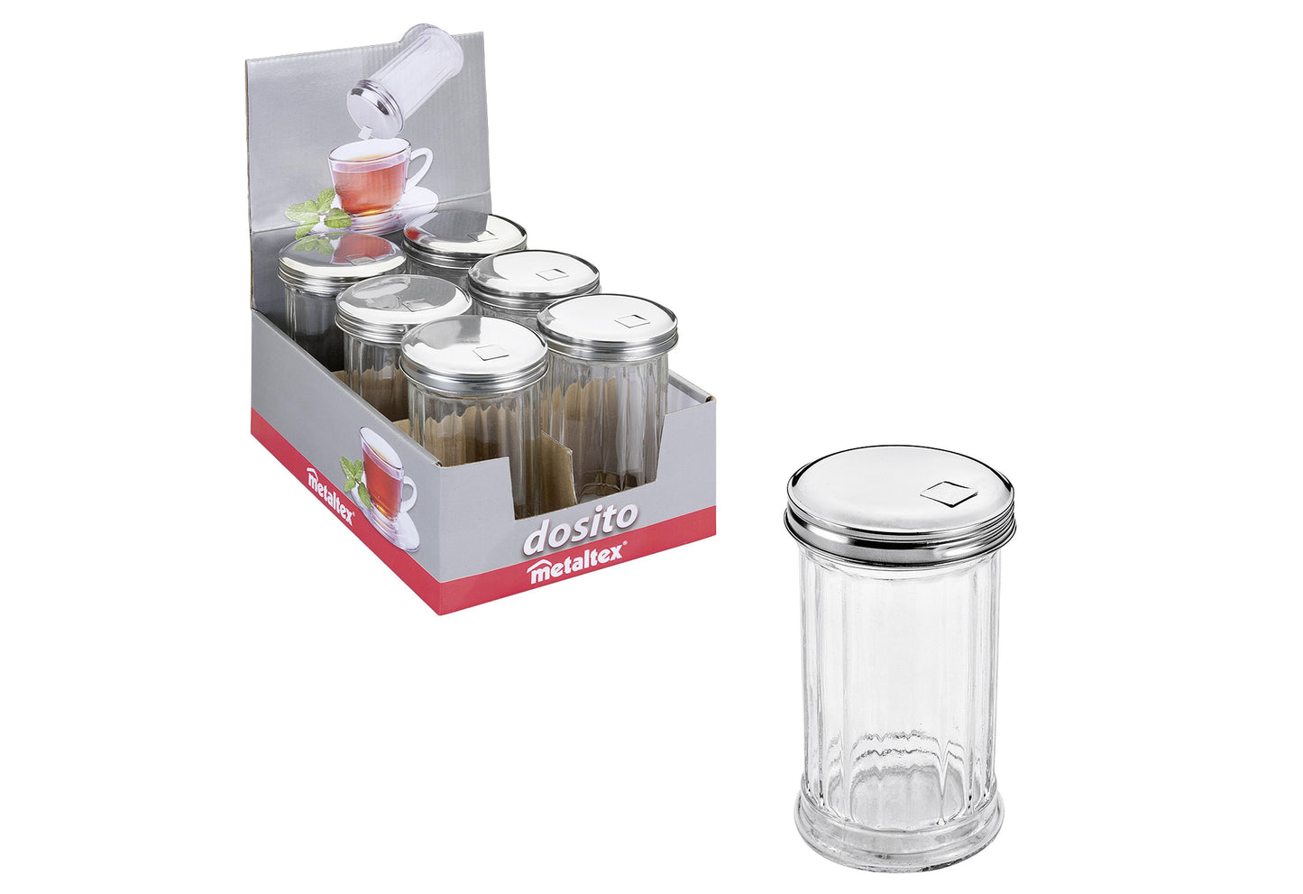 METALTEX Dosito Zuckerspender - VPE: 6