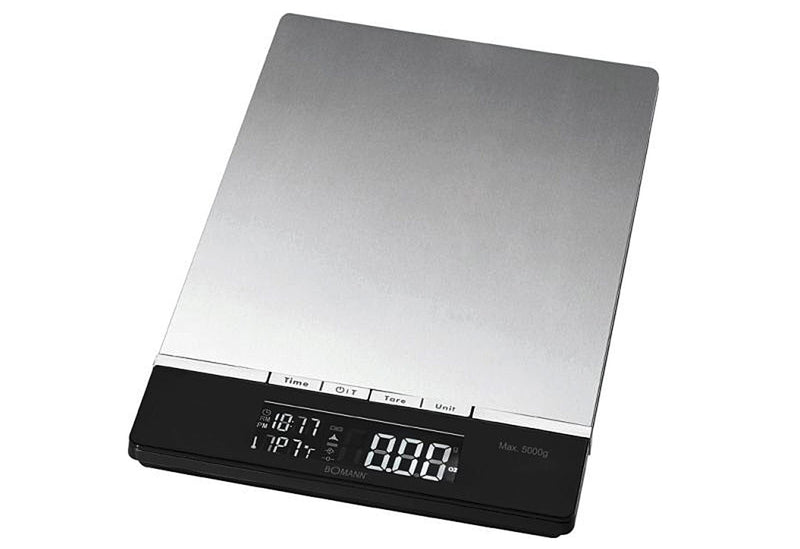 BOMANN Küchenwaage KW 1421 CB inkl 3 x AAA R03 Batterien