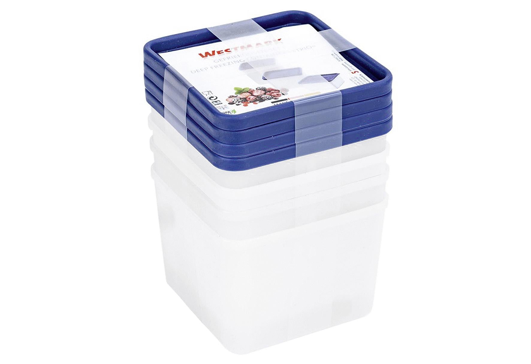 WESTMARK Gefrierdose 'Trio' 4er Pack