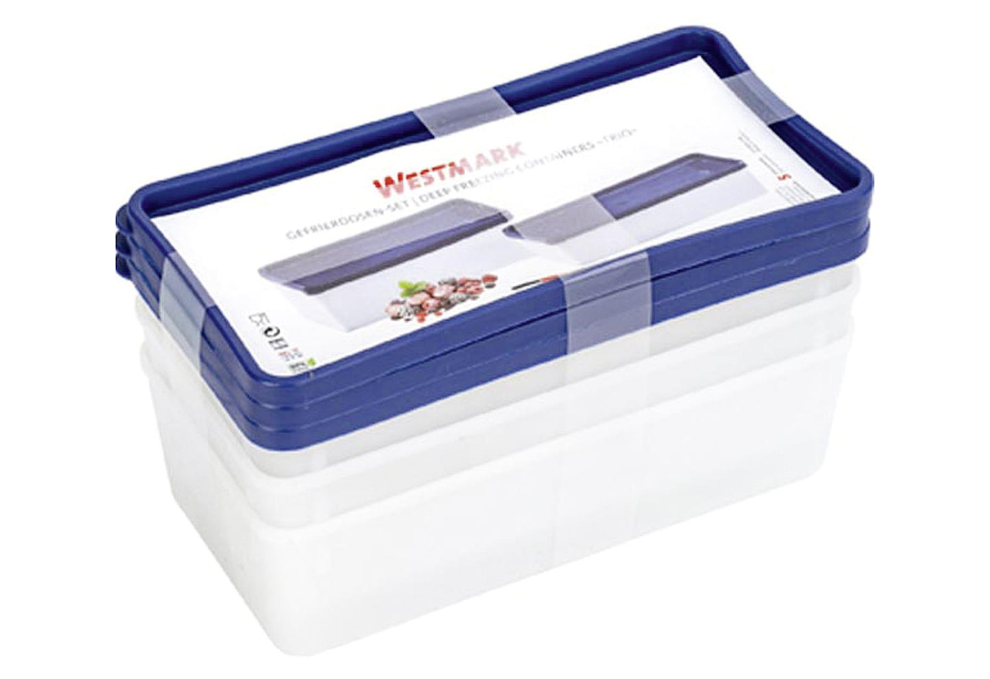 WESTMARK Gefrierdosen 'Trio' 3er Pack