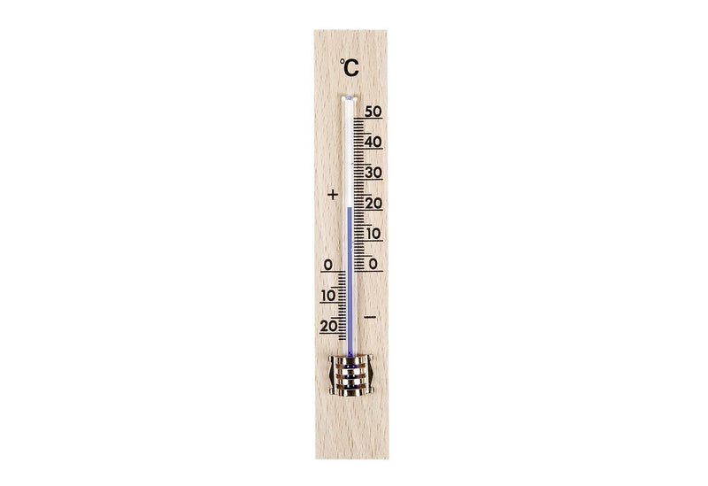 TFA-DOSTMANN Zimmer-Thermometer Holz 15x26cm - VPE: 10