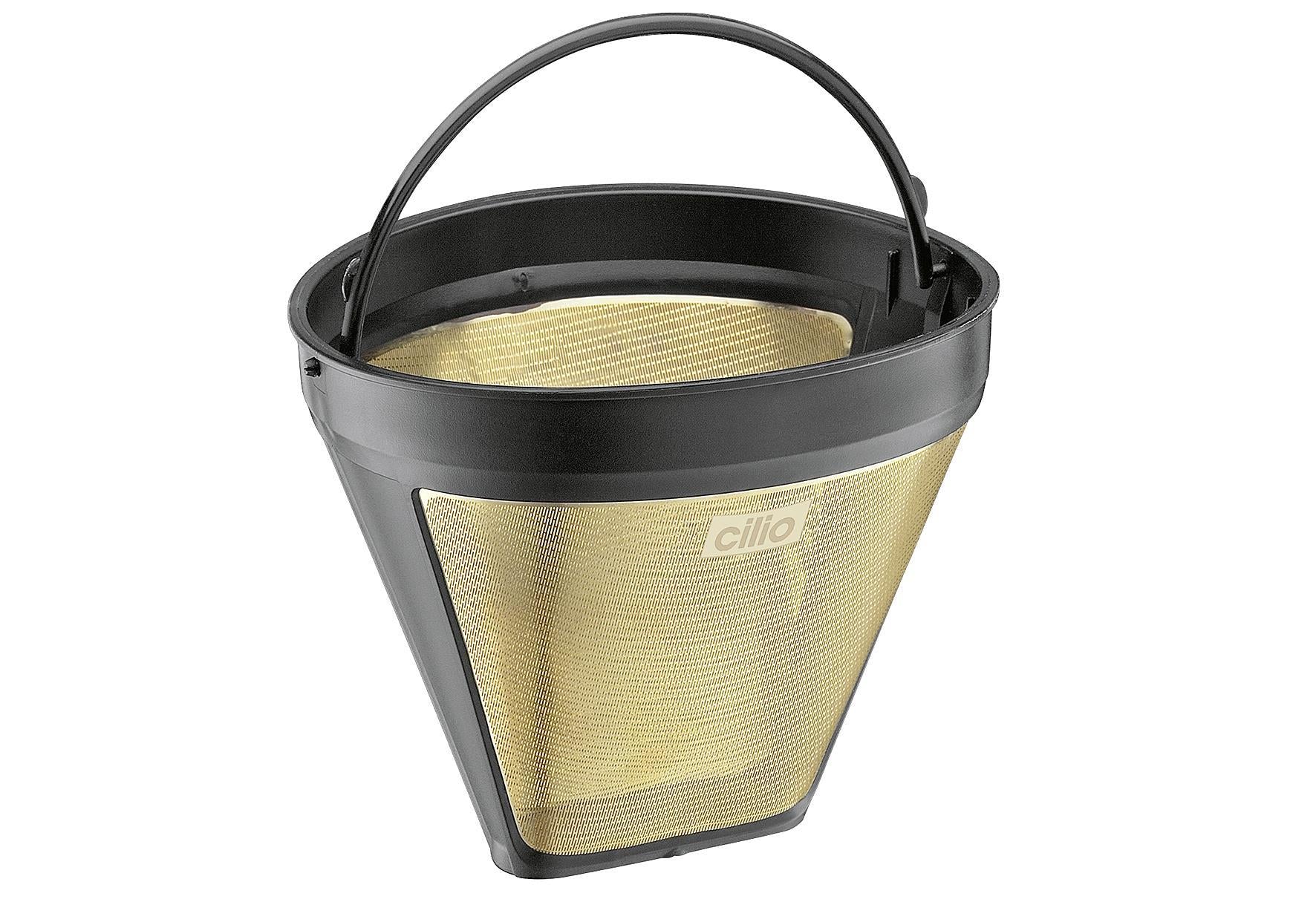 cilio tisch-accessoires Kaffeedauerfilter 'Gold' Gr 4