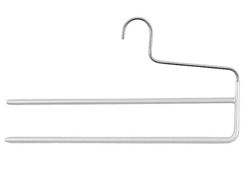 MAWA Steg-Hosenbügel KH 2 mit 2 Stegen Metall 35cm silber - VPE: 5