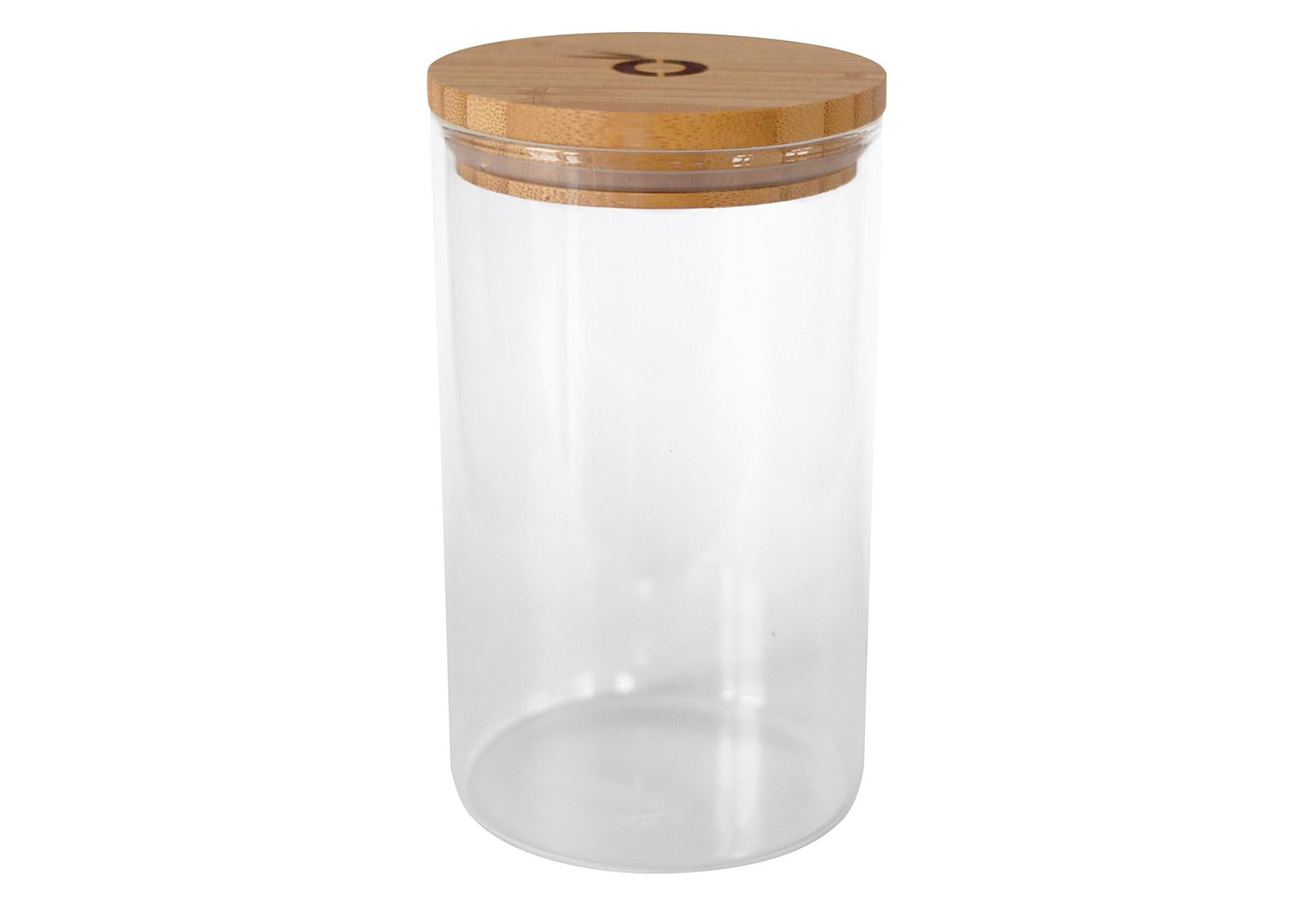 PANDOO Vorratsglas mit Bambusdeckel - VPE: 12