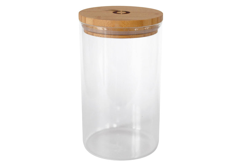 PANDOO Vorratsglas mit Bambusdeckel - VPE: 12