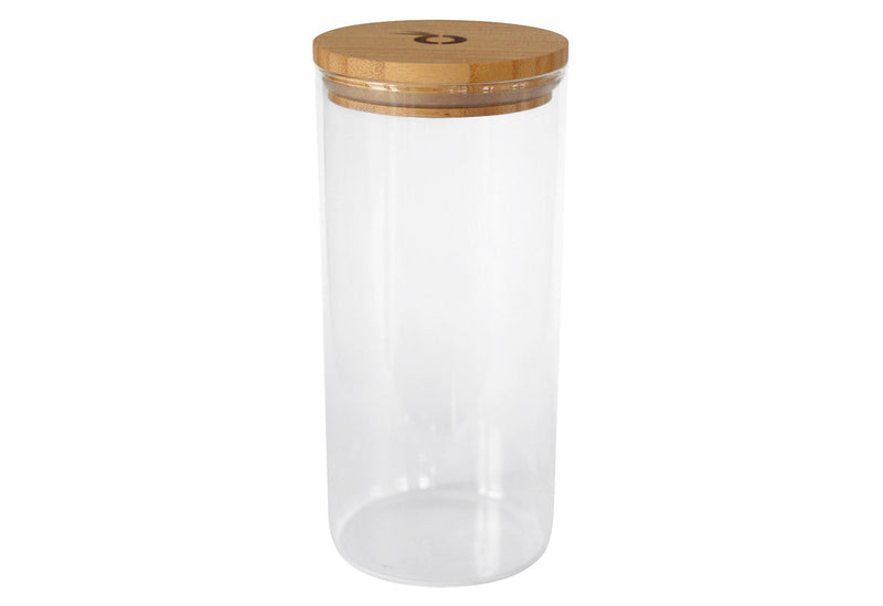 PANDOO Vorratsglas mit Bambusdeckel - VPE: 12