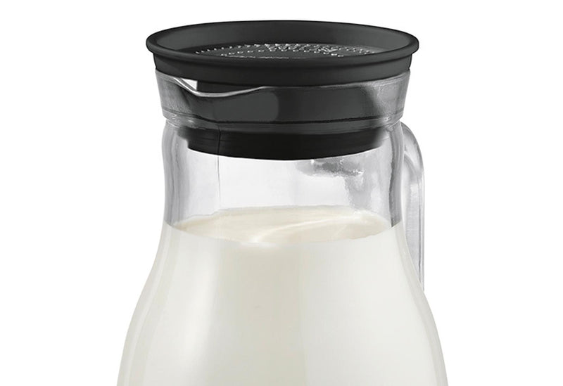 APS Glas Karaffe 'Old Fashioned' 1 Karaffe mit Deckel und Auffangsieb für Kerne oder Eis