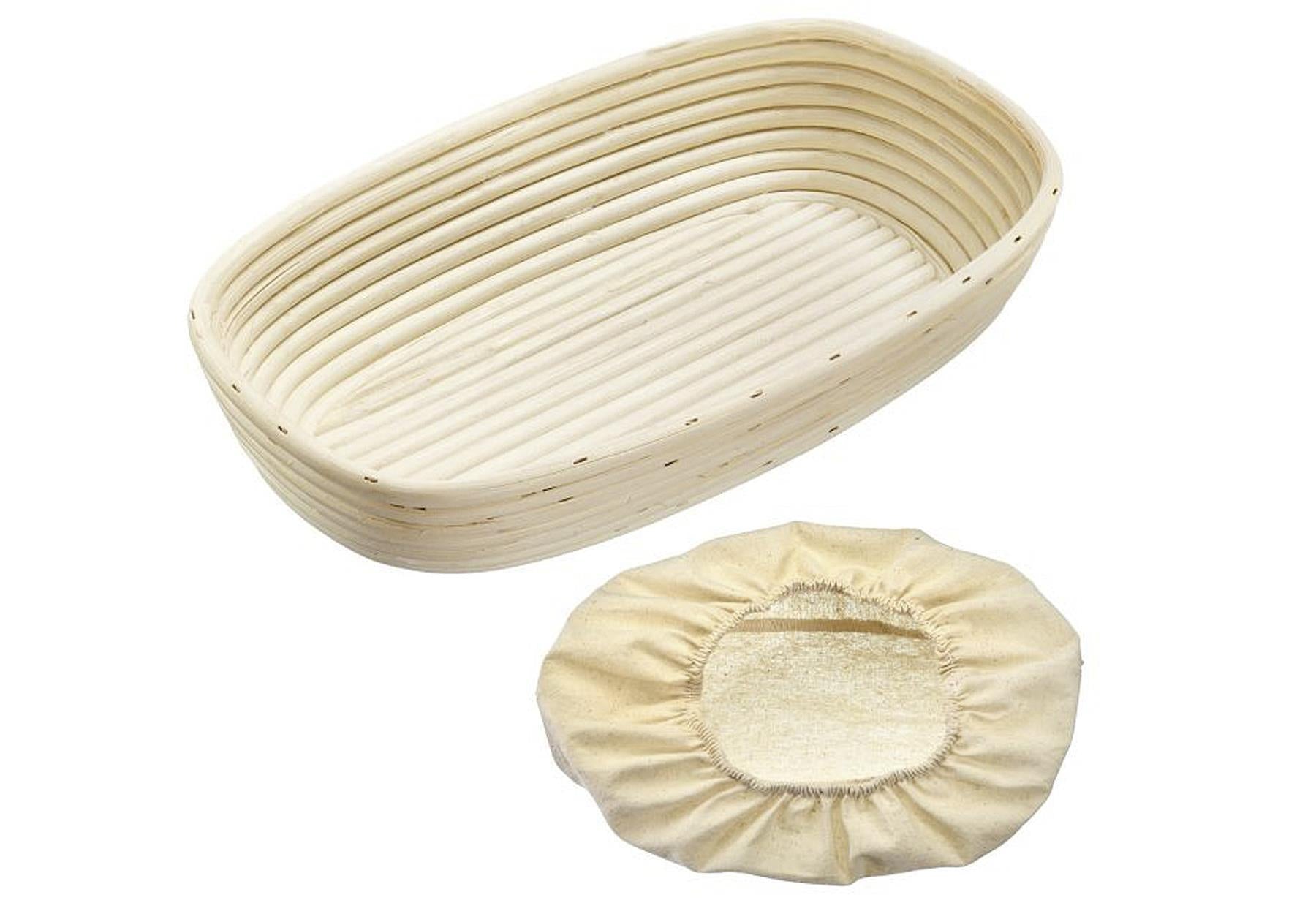 WESTMARK Gärkörbchen Set oval mit Bezug 335x205x8cm