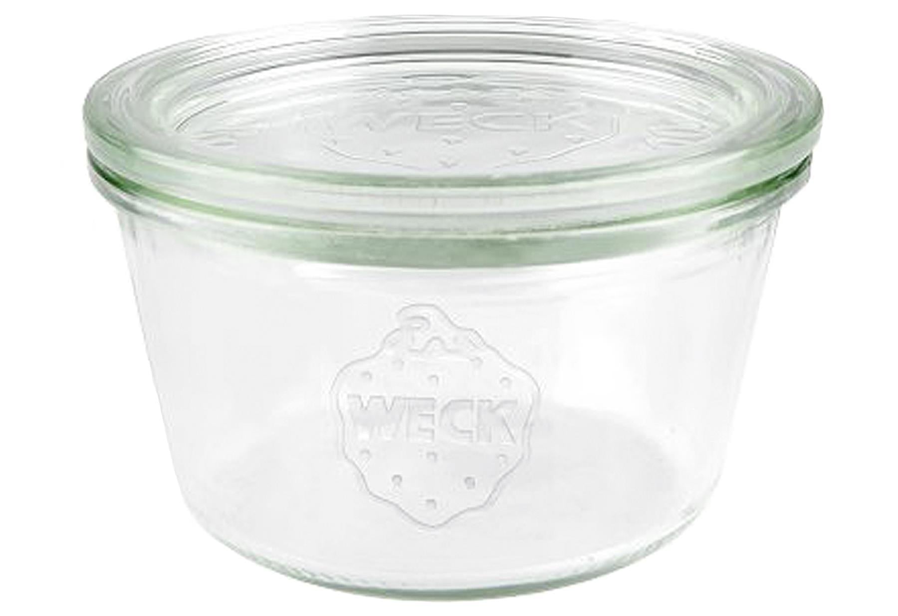 WECK Sturzglas 6er Karton 6 Stück inkl Glasdeckel