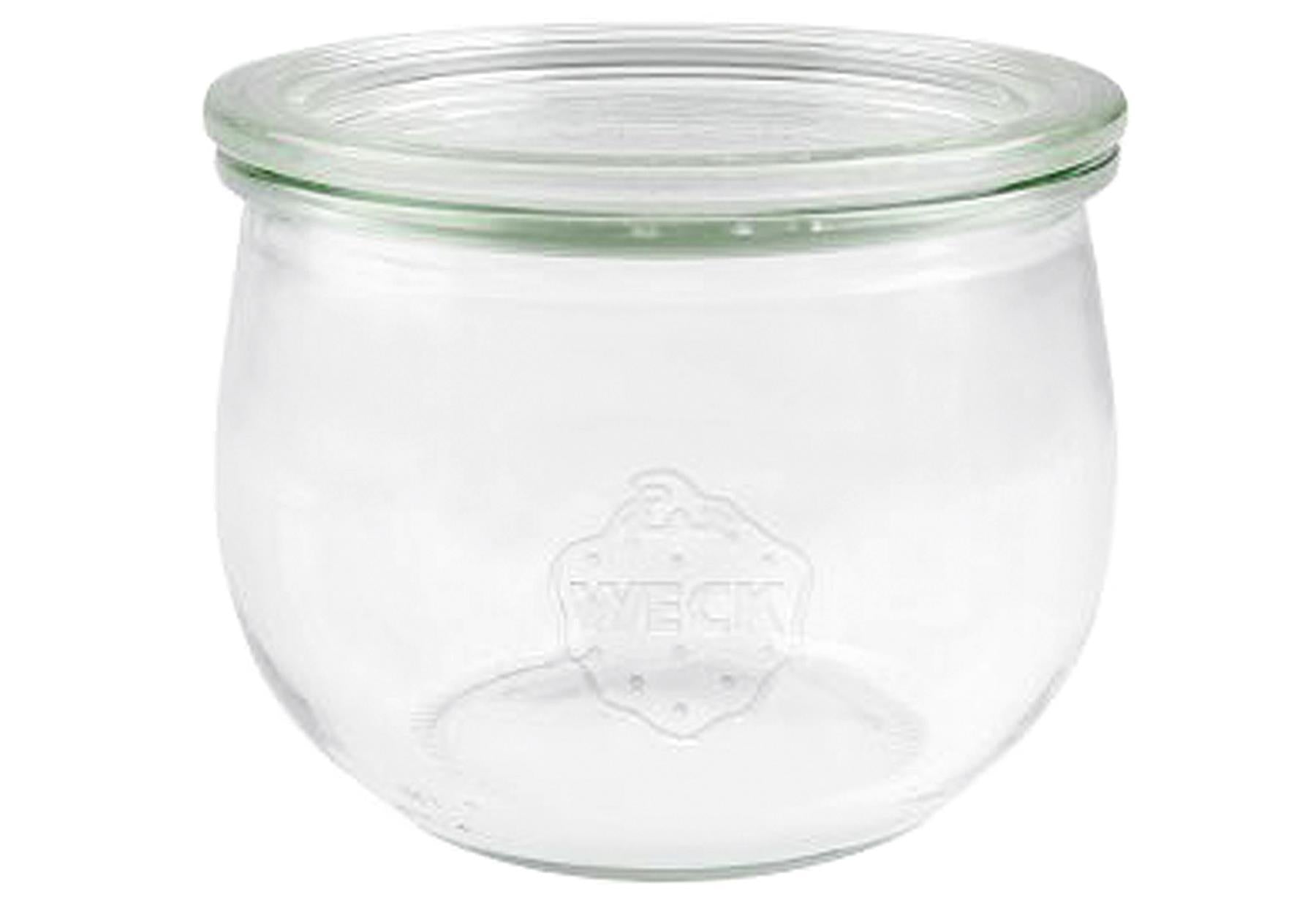 WECK Tulpenglas 6er Karton 6 Stück inkl Glasdeckel