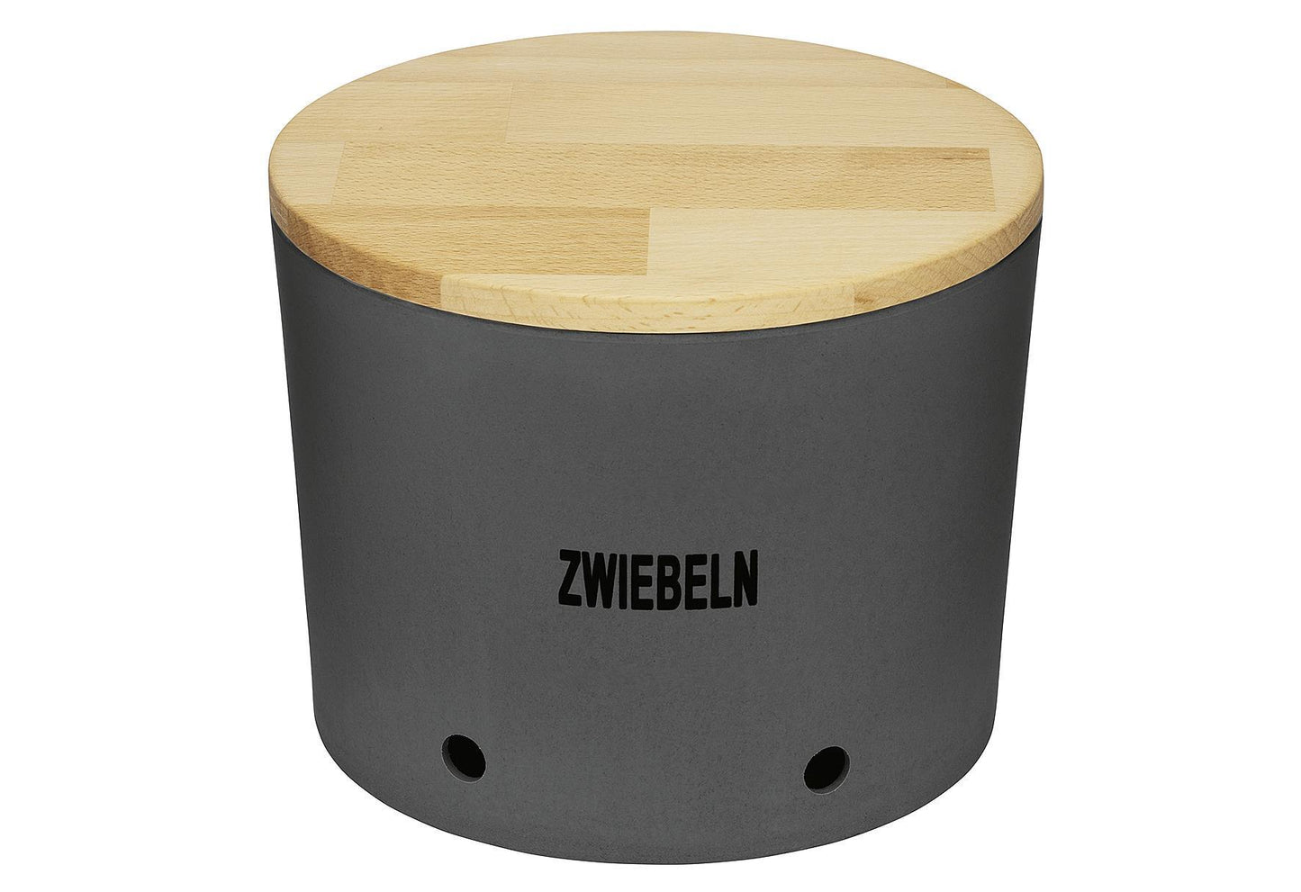 MAGU Zwiebeltopf 'Natur-Design' Zwiebeltopf mit Buchenholzdeckel