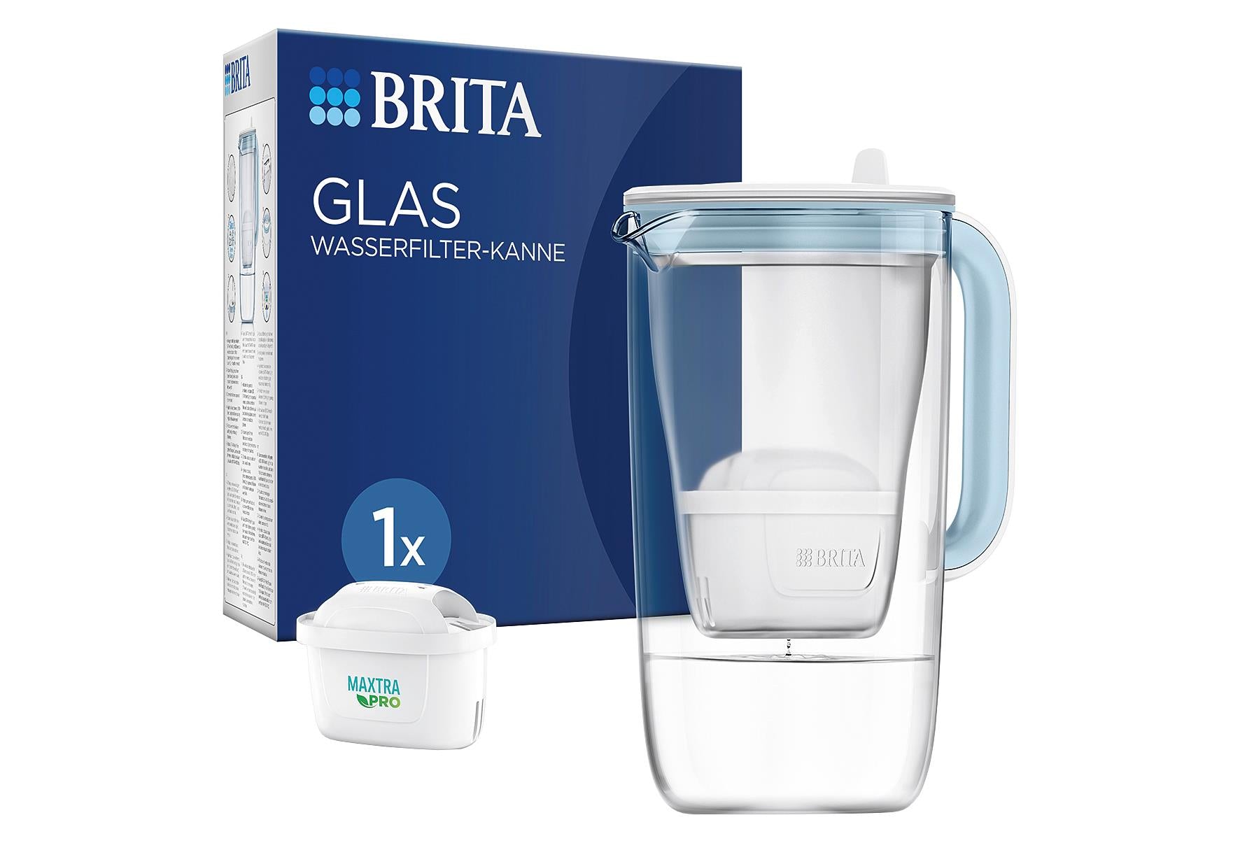 BRITA Wasserfilter-Kanne Filterkanne und Kartusche