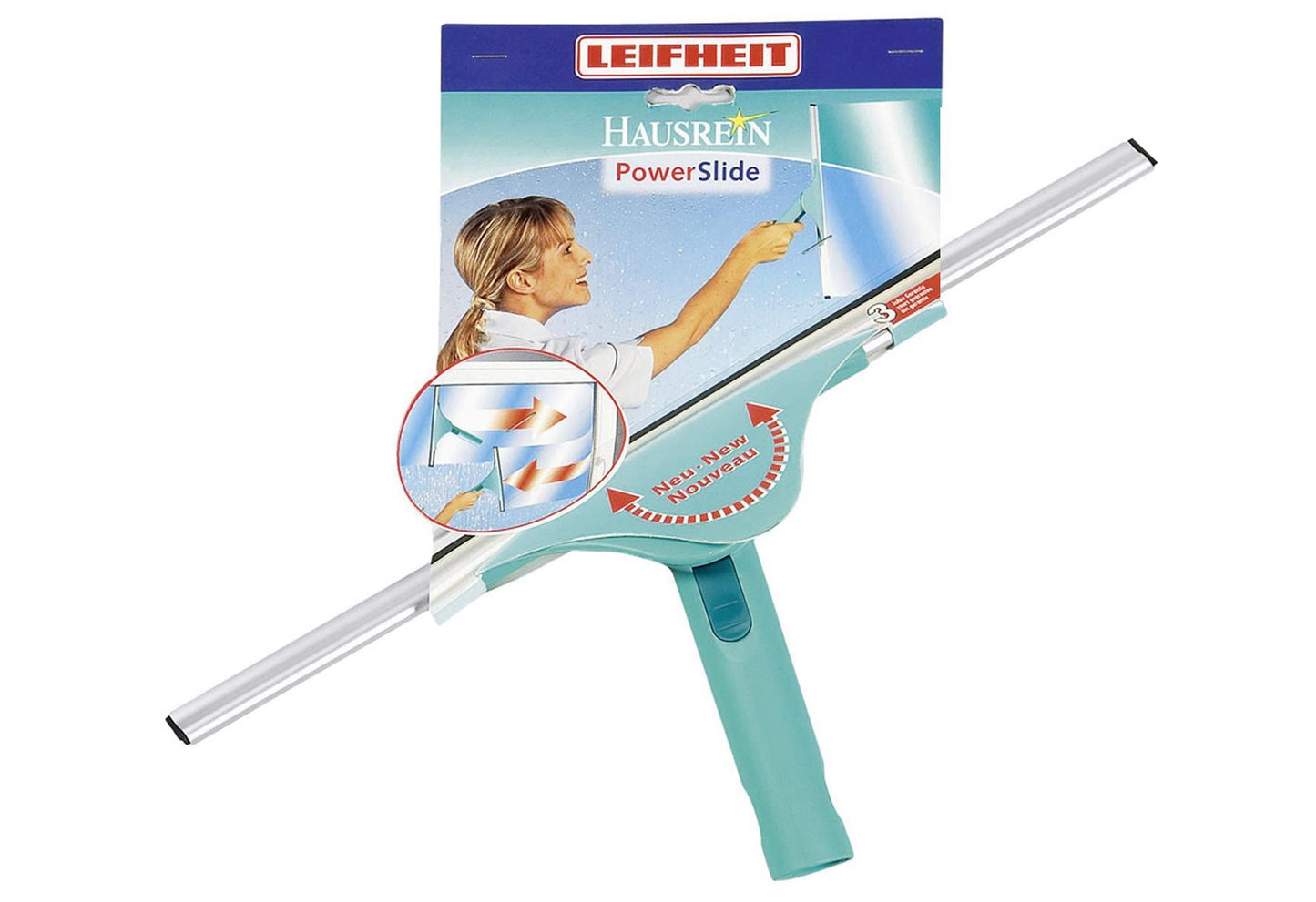 LEIFHEIT Fensterwischer / Abzieher 'Powerslide'