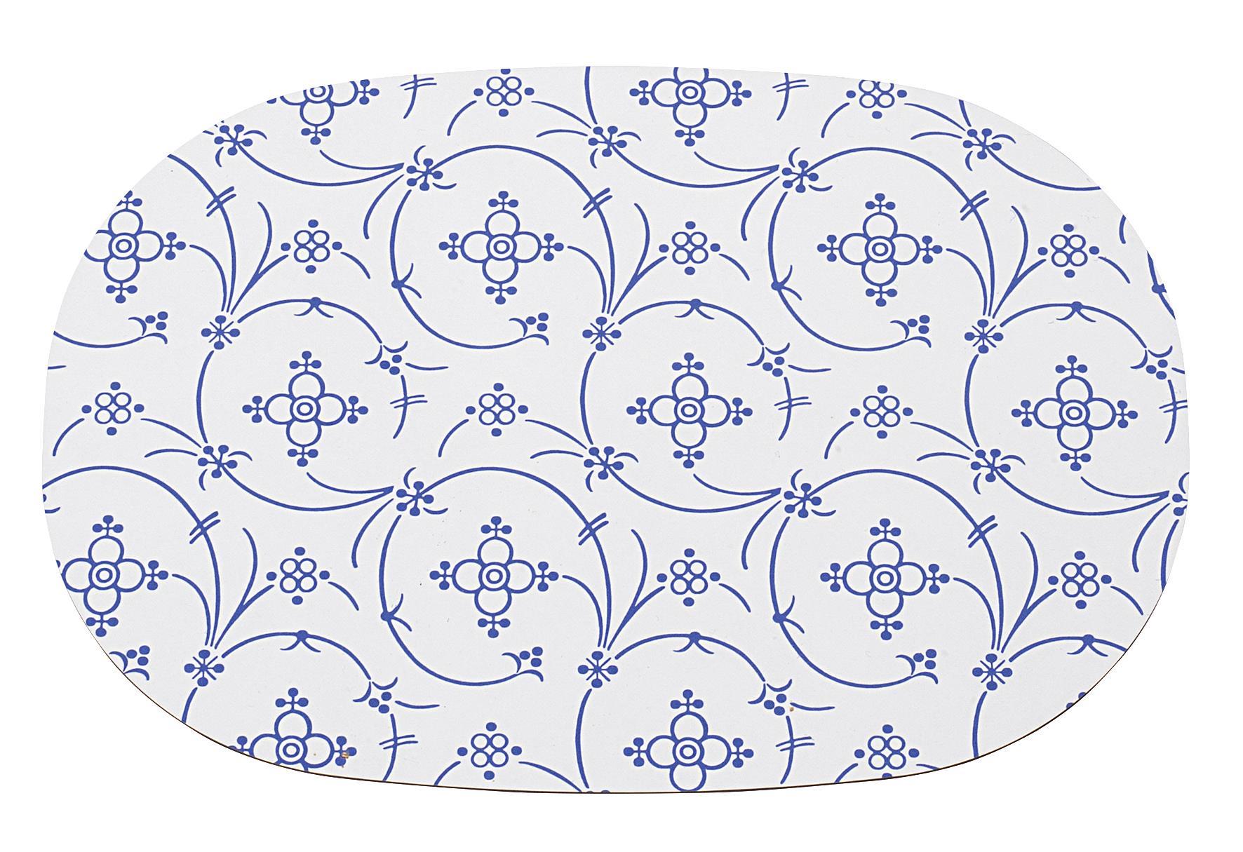 RICOLOR Brettchen Indisch blau 24x17cm - VPE: 6
