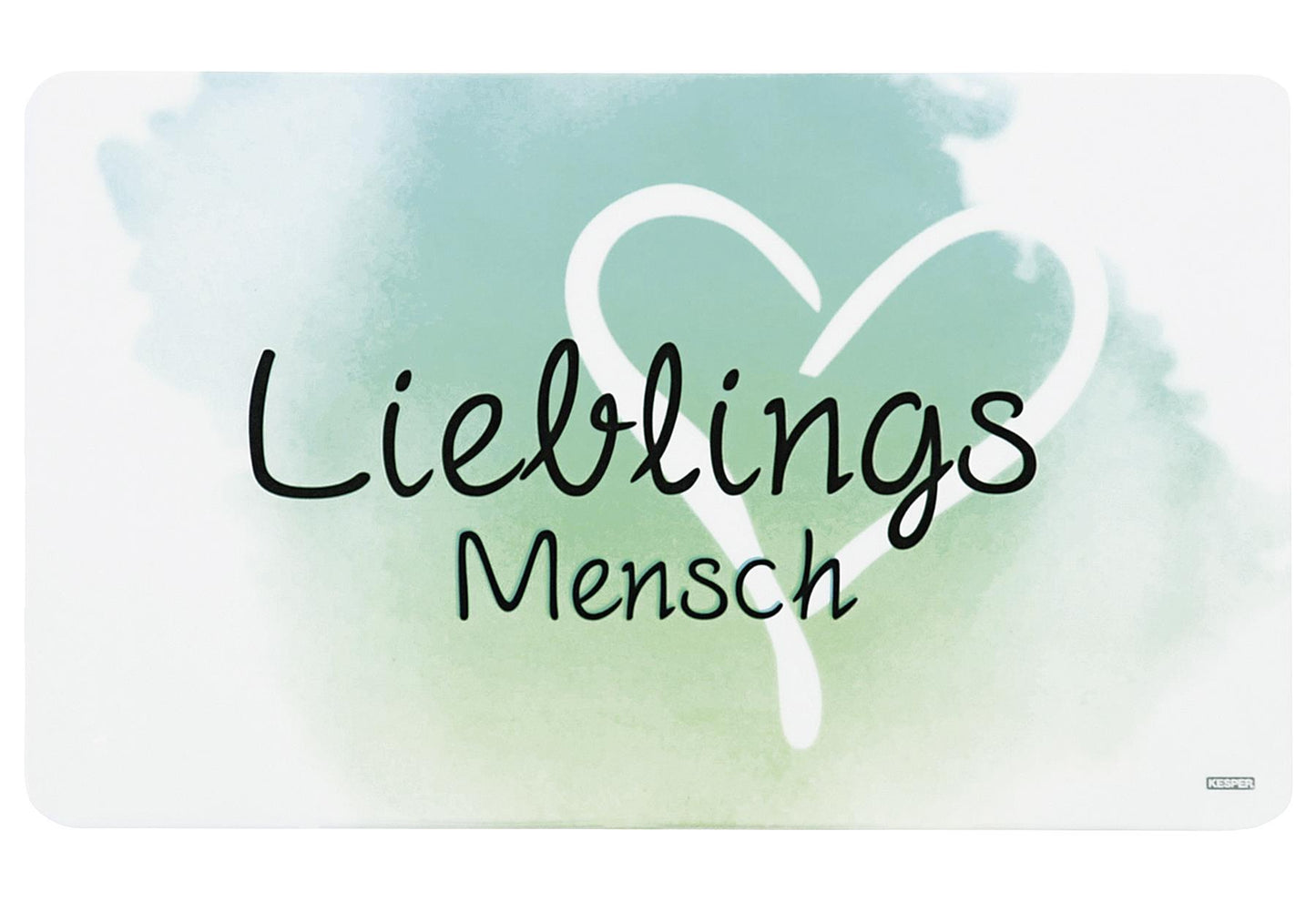 KESPER Frühstücksbrettchen 'Lieblingsmensch' - VPE: 5
