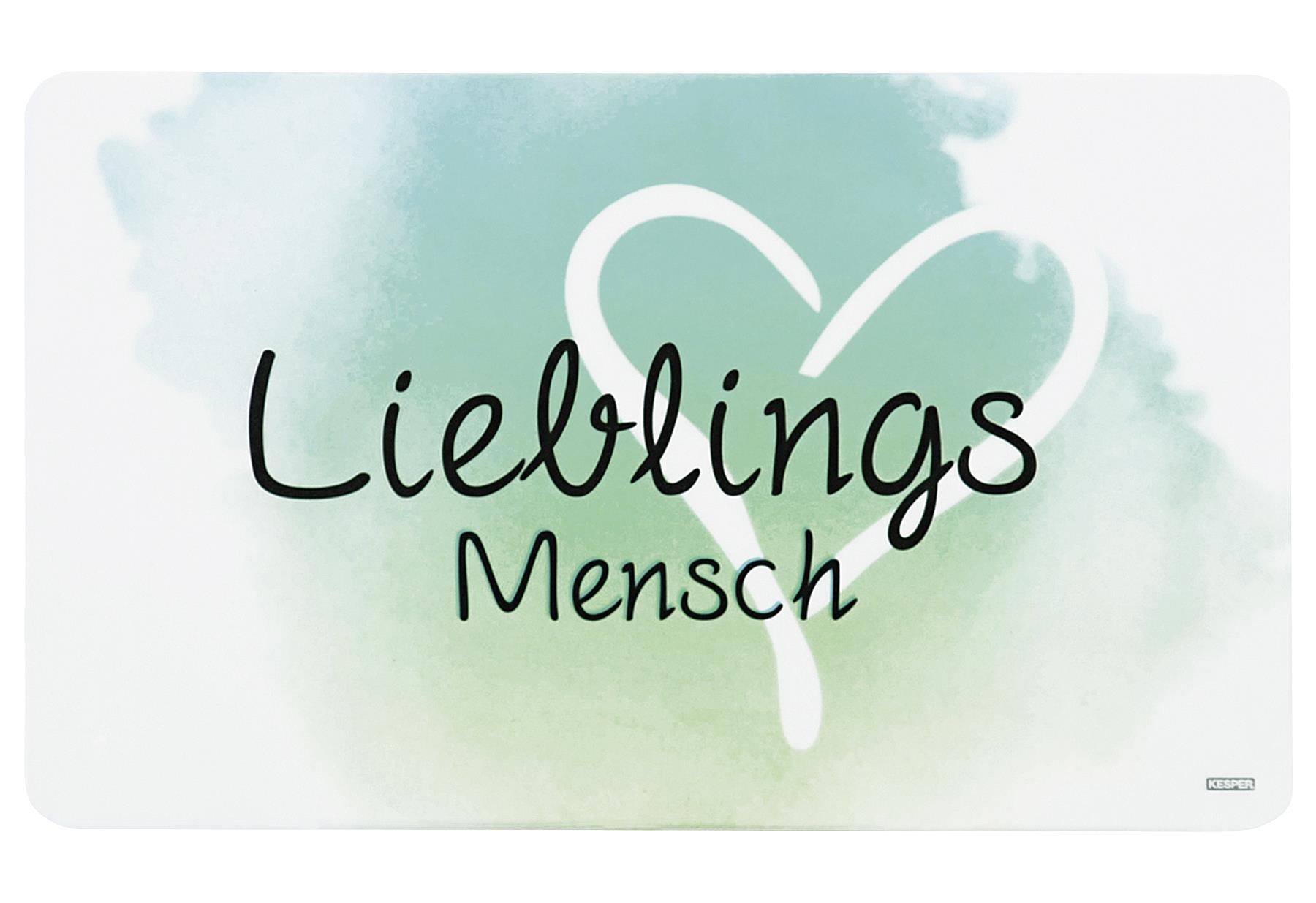 KESPER Frühstücksbrettchen 'Lieblingsmensch' - VPE: 5