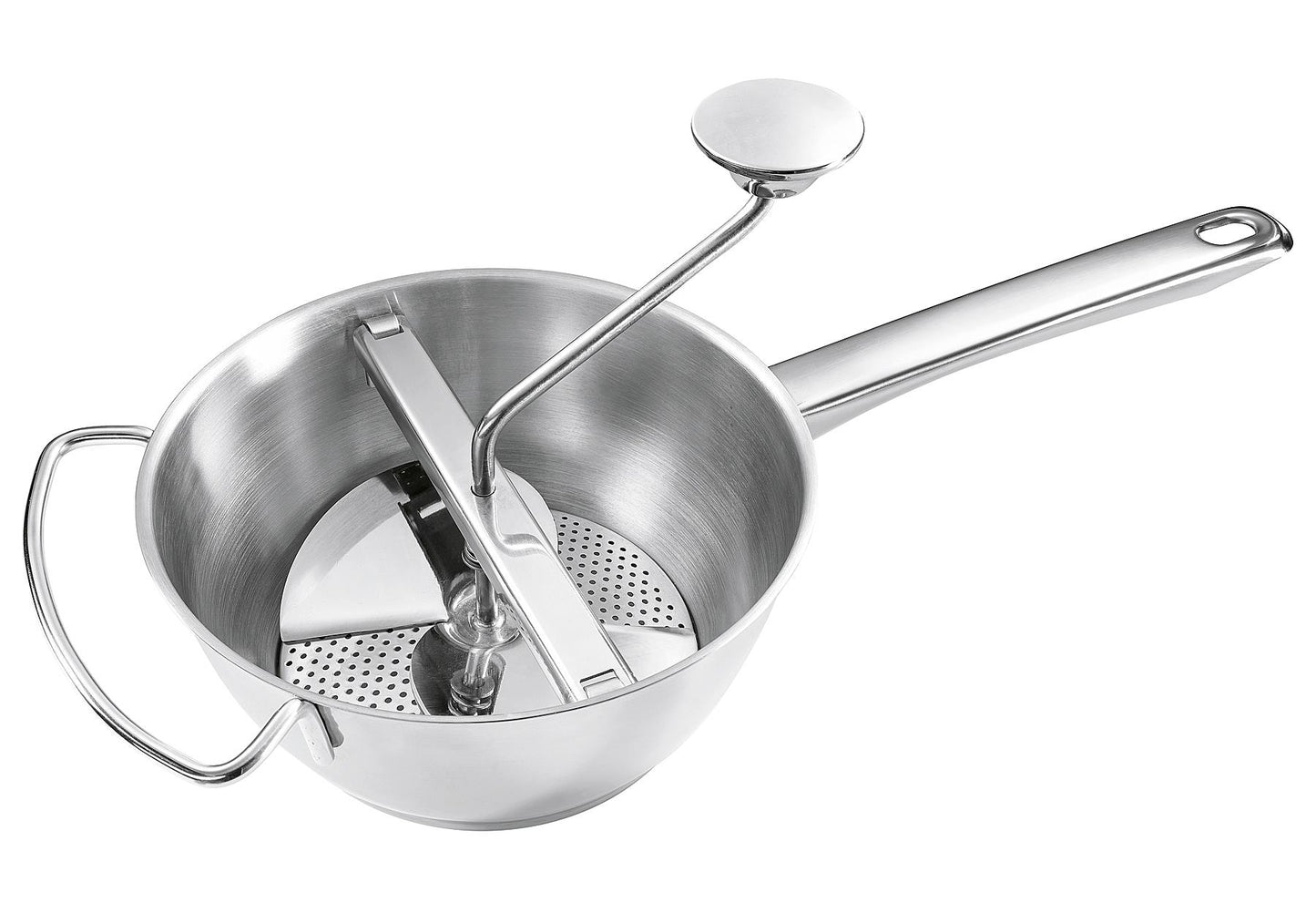 LEIFHEIT Passiermühle 3 Passieraufsätze: fein 2 mm mittel 3 mm und grob 8 mm