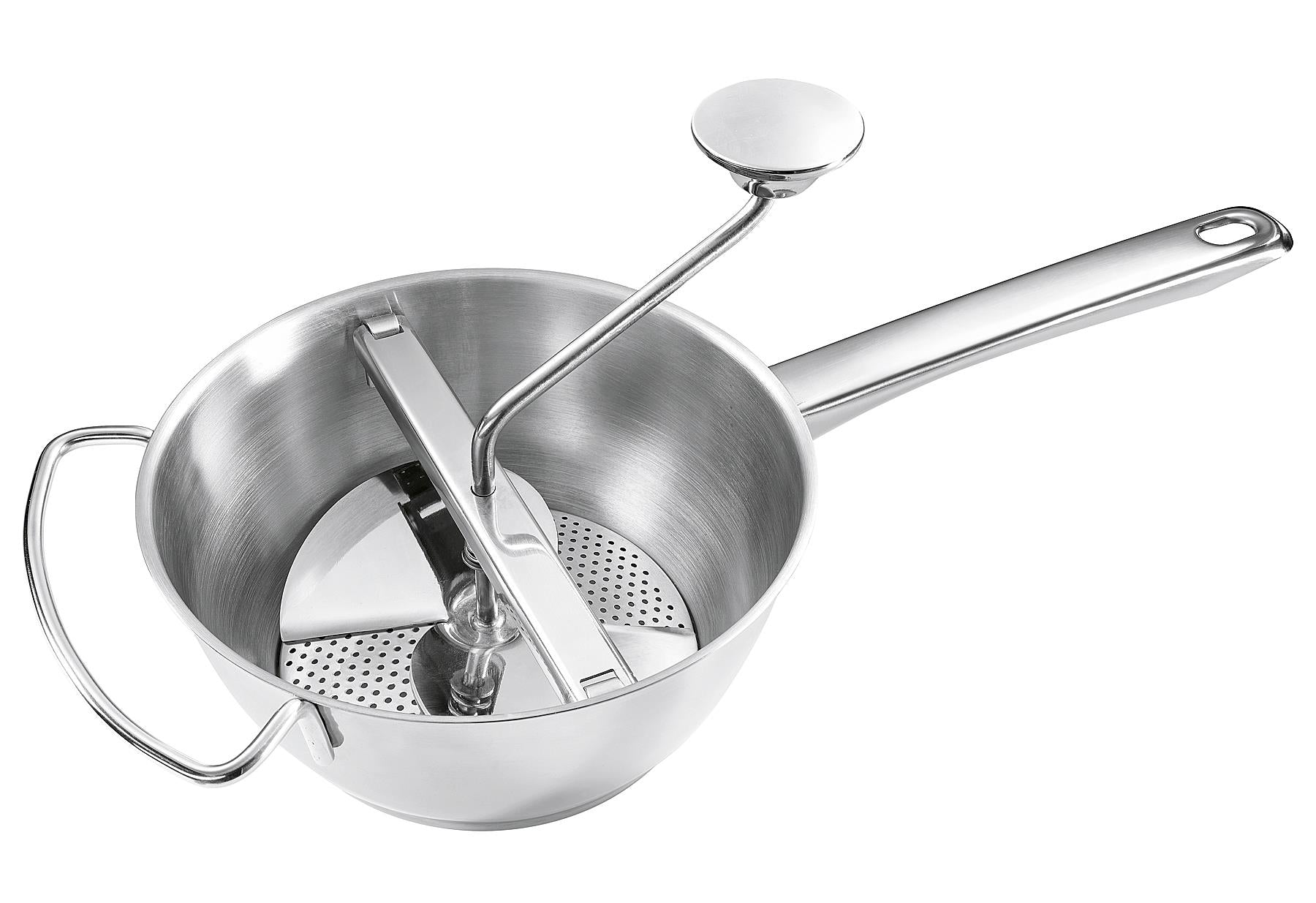 LEIFHEIT Passiermühle 3 Passieraufsätze: fein 2 mm mittel 3 mm und grob 8 mm