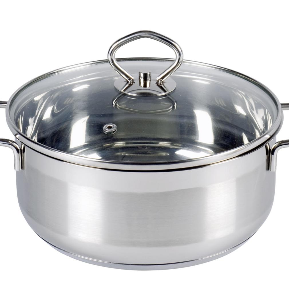 KARL KRÜGER Bratentopf Manhattan 22 l Ø20cm Edelstahl