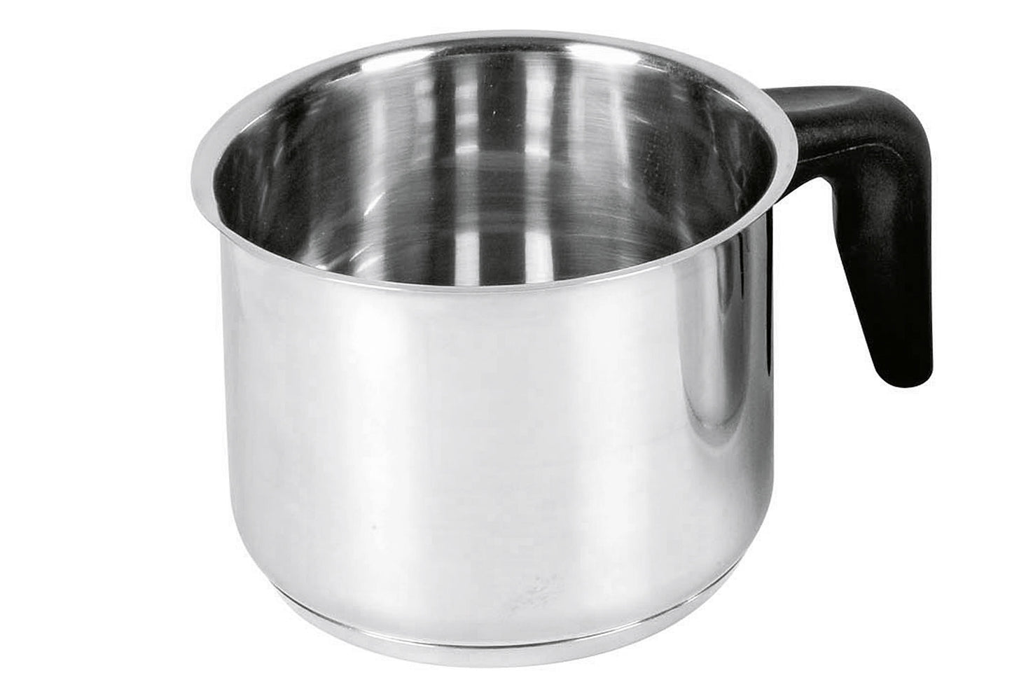 KARL KRÜGER Milchtopf mit Kunststoffgriff 15 l Ø14cm Edelstahl