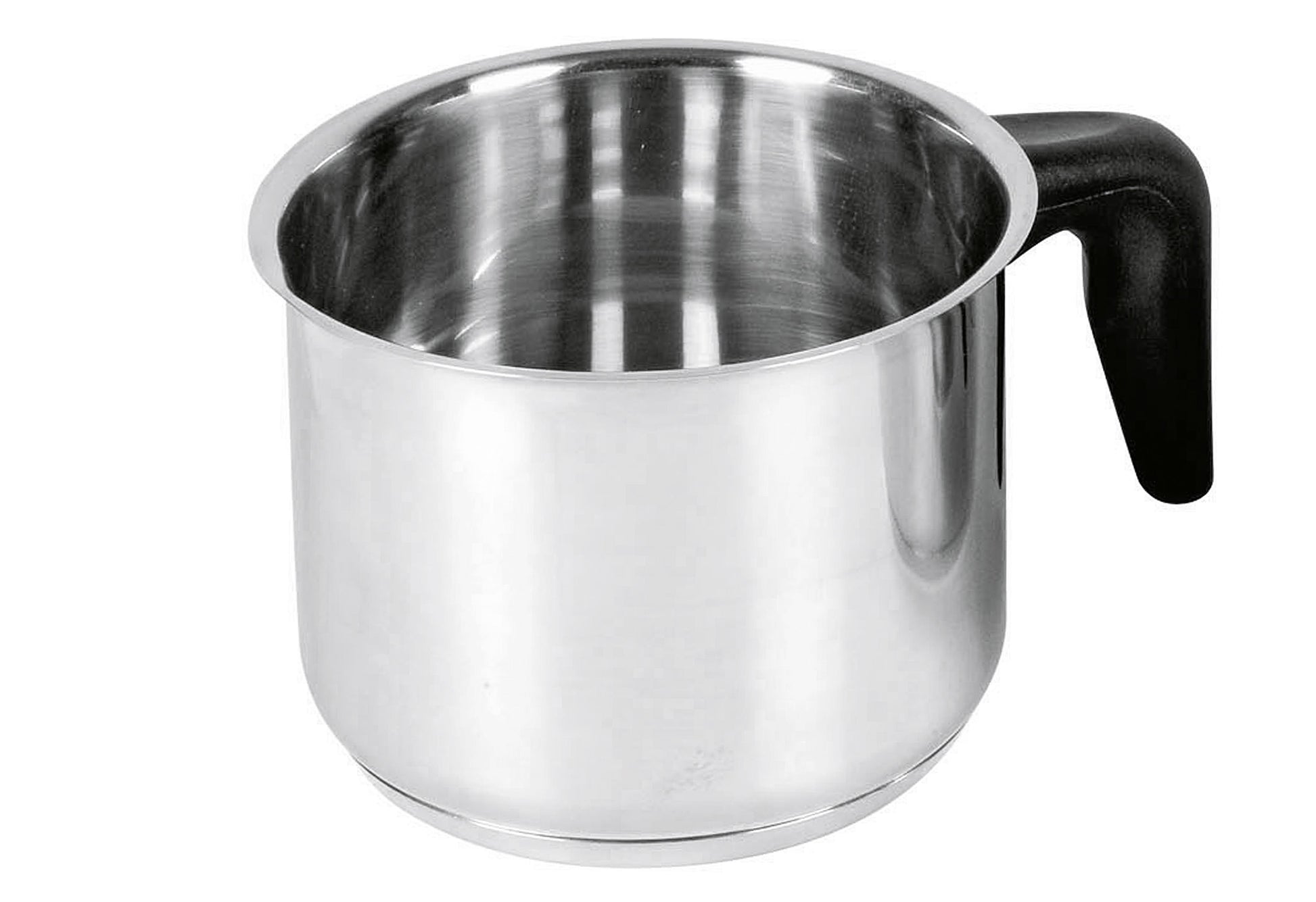 KARL KRÜGER Milchtopf mit Kunststoffgriff 15 l Ø14cm Edelstahl