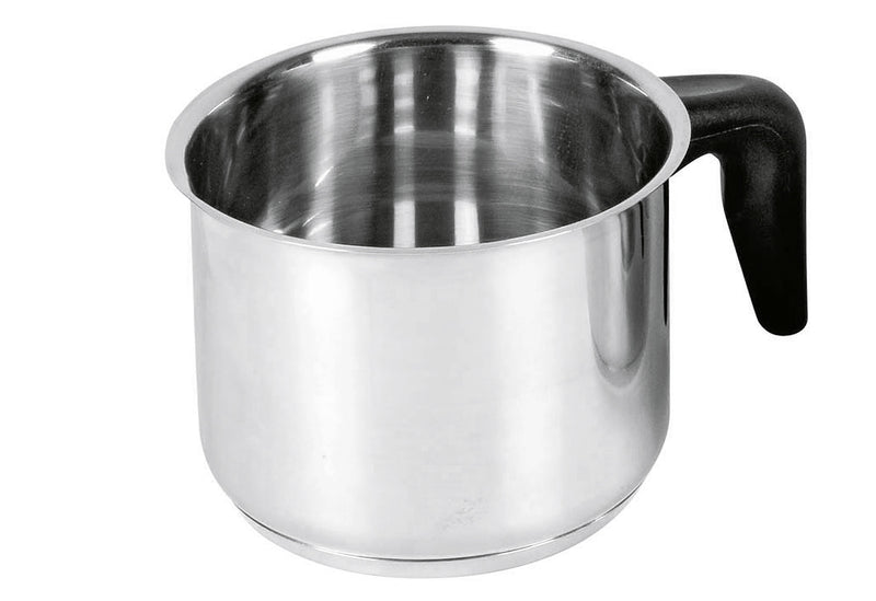 KARL KRÜGER Milchtopf mit Kunststoffgriff 15 l Ø14cm Edelstahl