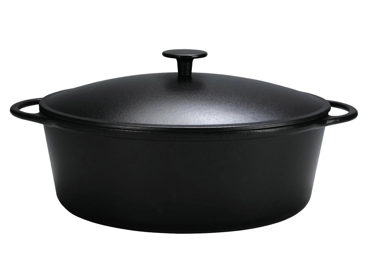 KARL KRÜGER Gänsebräter Rustika 75 l Ø34cm schwarz matt