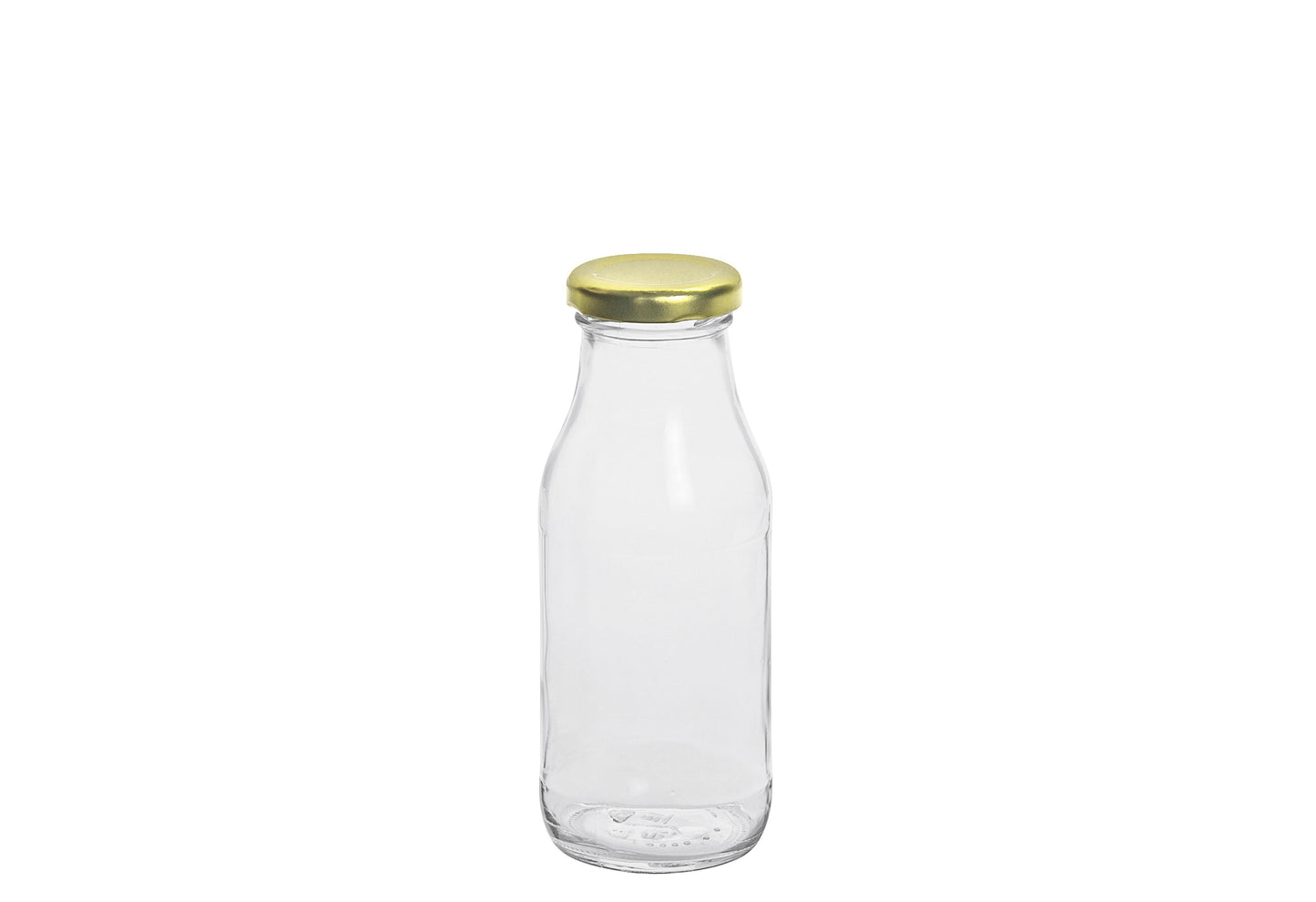 EMSY Saftflasche 250ml mit 43mm TO-Deckel gold - VPE: 28