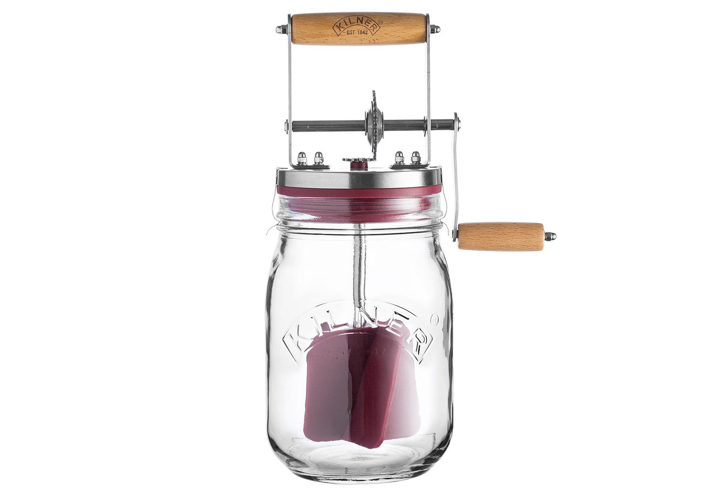 KILNER Buttermacher-Set 1 Glas 1 Kurbel Rezepte