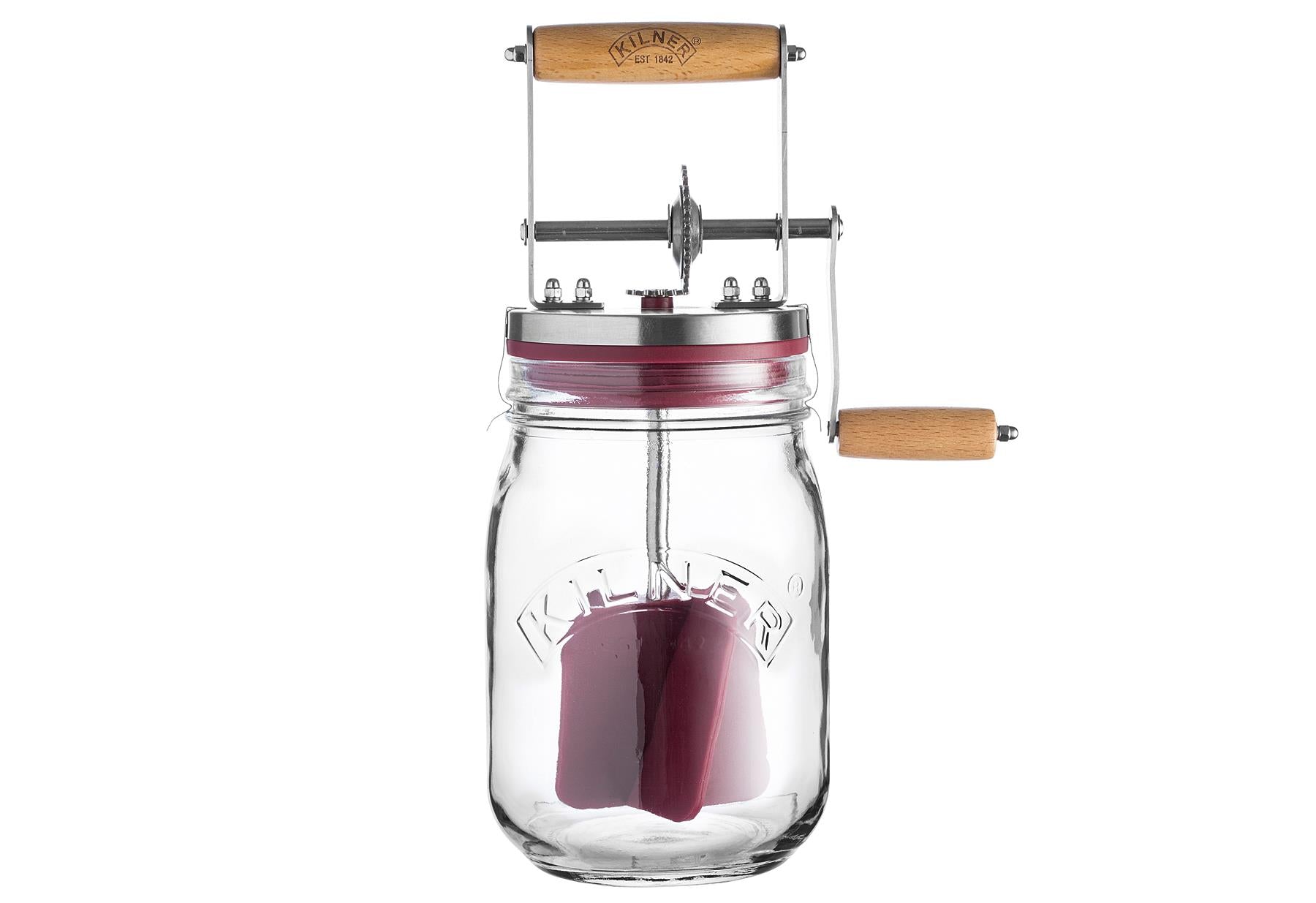 KILNER Buttermacher-Set 1 Glas 1 Kurbel Rezepte