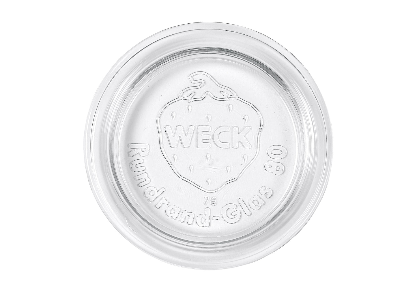 WECK Rundrand-Glasdeckel - VPE: 30