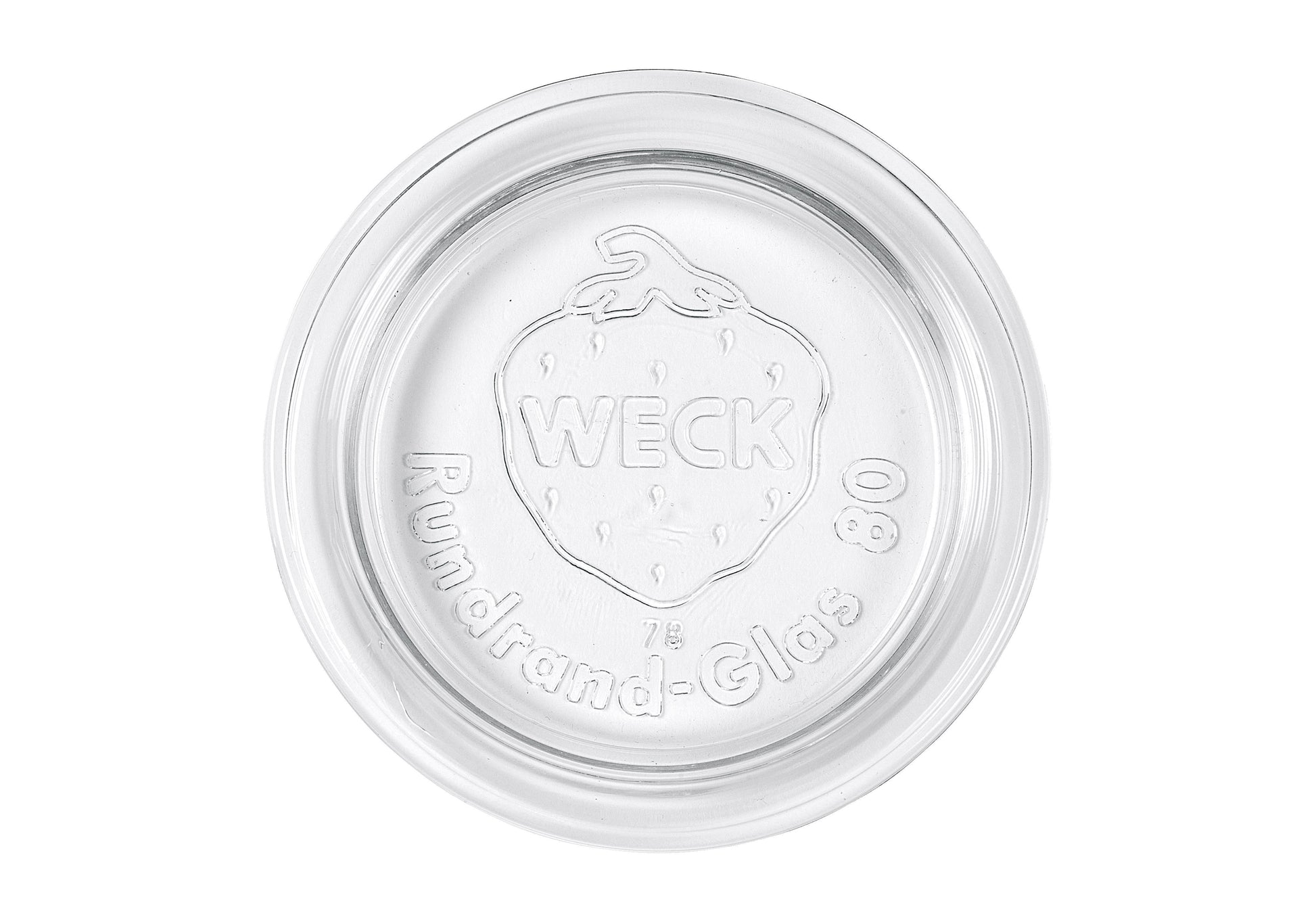 WECK Rundrand-Glasdeckel - VPE: 30