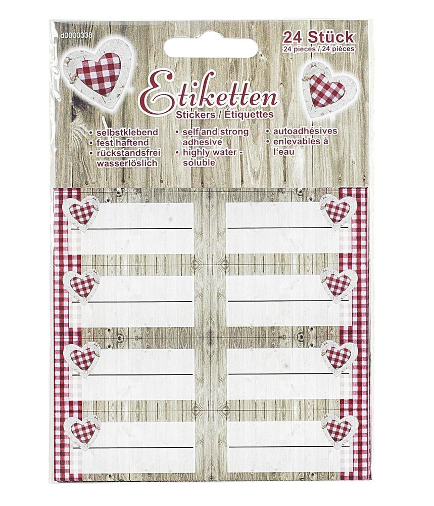 DOSEN-ZENTRALE Etiketten 24er Pack - VPE: 25
